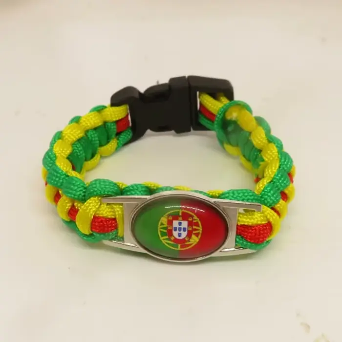 Amour Portugal drapeau National Bracelet charme paracorde Bracelets