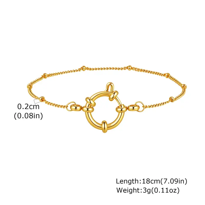 Bracelets JOLink en acier inoxydable pour femmes et hommes, cadeau d'amour pour la journée de Léon p