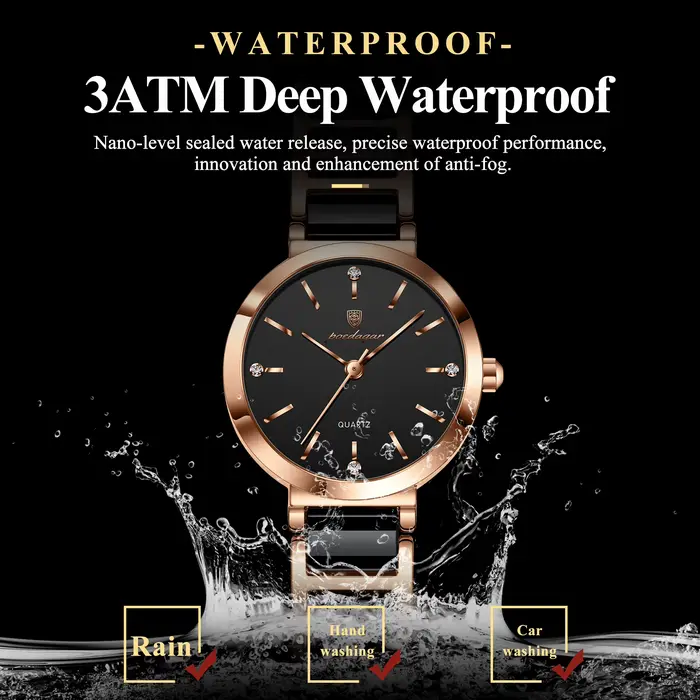 Montre de luxe POEDAGAR Top Diamond pour femme
