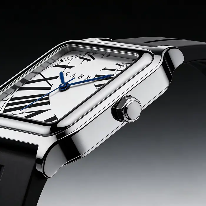 Montre numérique romaine créative Sabr