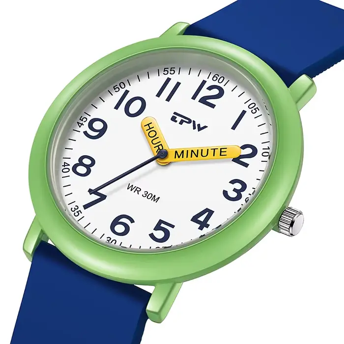 TPW montre d'apprentissage cadran coloré