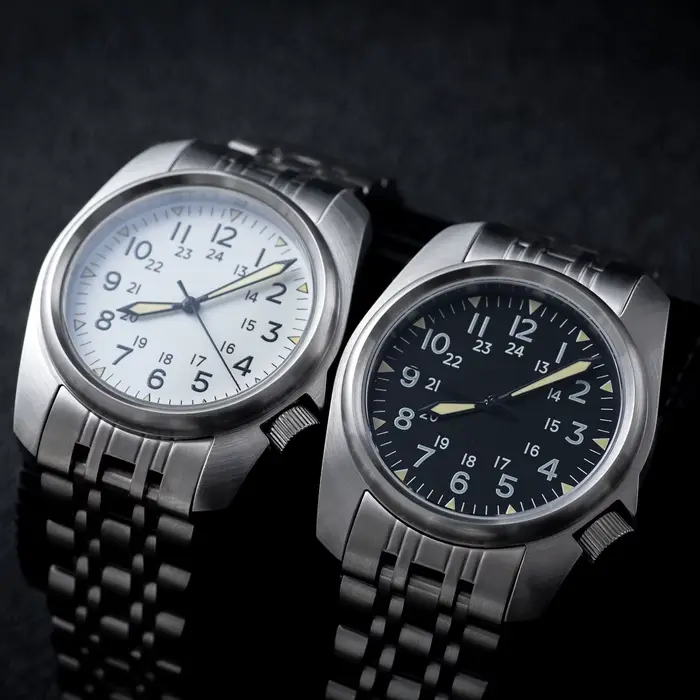 Saphir cristal hommes montres japon mouvement étanche 5Bar natation luxe affaires en acier inoxydabl