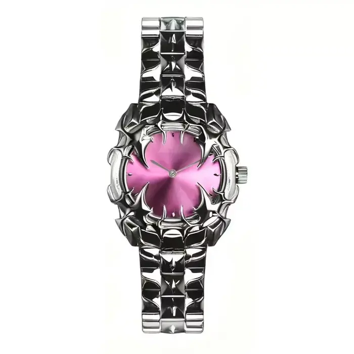 DENVOSI 2026 Nouvelle Montre à Quartz Gothique Y2K en Forme de Griffe, Cadran Amovible et Remplaçabl