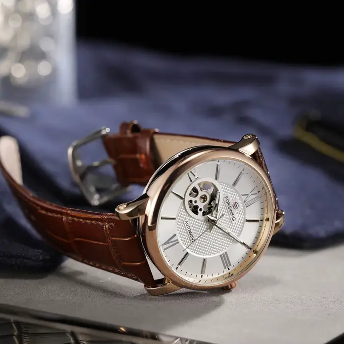 Montre mécanique squelette Forsining pour homme