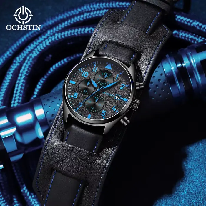 OCHSTIN nouveau 2026 à la mode et magnifique mouvement à Quartz multifonctionnel étanche artisanat série montre