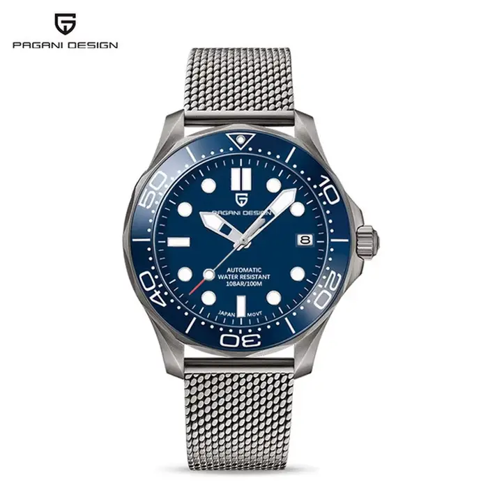 Montres pour hommes PAGANI DESIGN 2026 New 007, montre mécanique automatique en saphir, marque NH35,