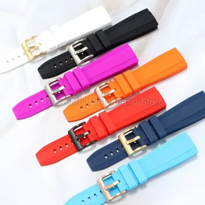 Bracelet de montre en caoutchouc et Silicone