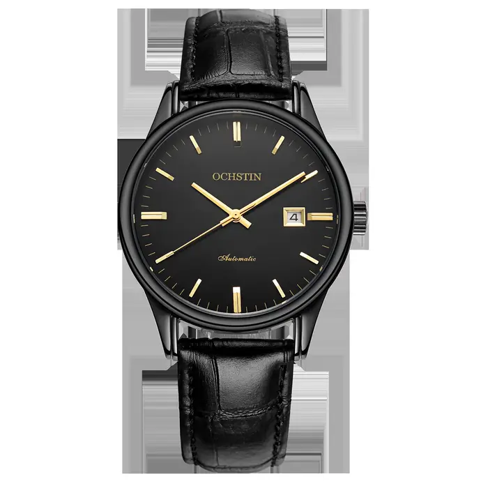 OCHSTIN automatique mécanique hommes montres affaires boîtier en acier inoxydable montre en or
