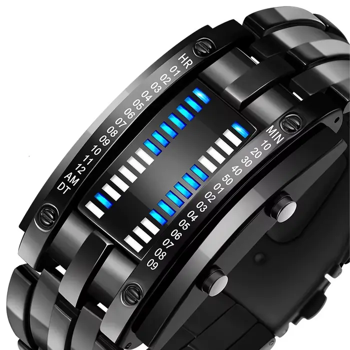 Nouvelles montres Led binaire pour hommes femmes Couple montre mode sport