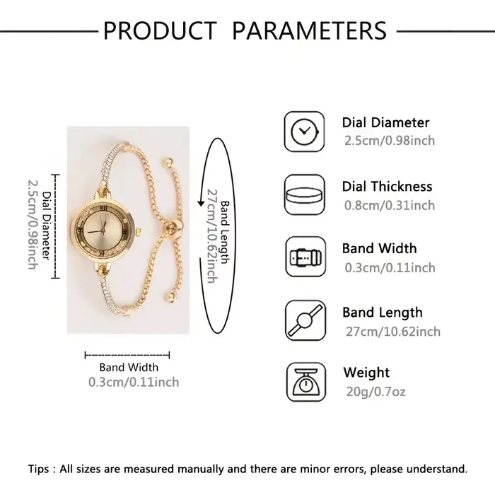 Mode femme montre-Bracelet Bracelet en or petit cadran élégant nouvelle montre belle