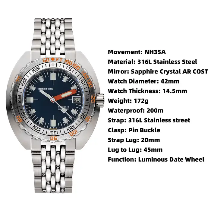 Seestrn – montres de plongée pour hommes