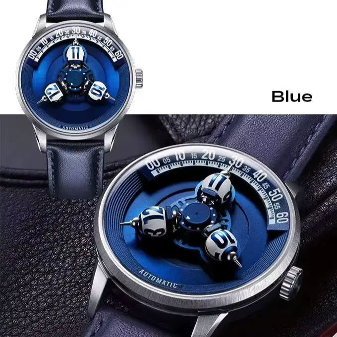 Montre mécanique de luxe pour homme Vortichron 41 mm