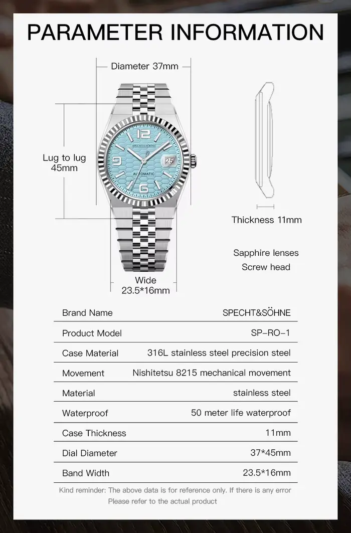 Specht & Söhne nouvelles montres pour hommes mis5 8215