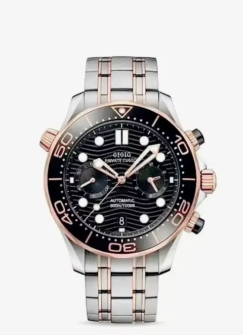 Nouvelle Montre Chronographe à Quartz de Luxe pour Homme 2026, Bracelet en Toile Acier Inoxydable, L