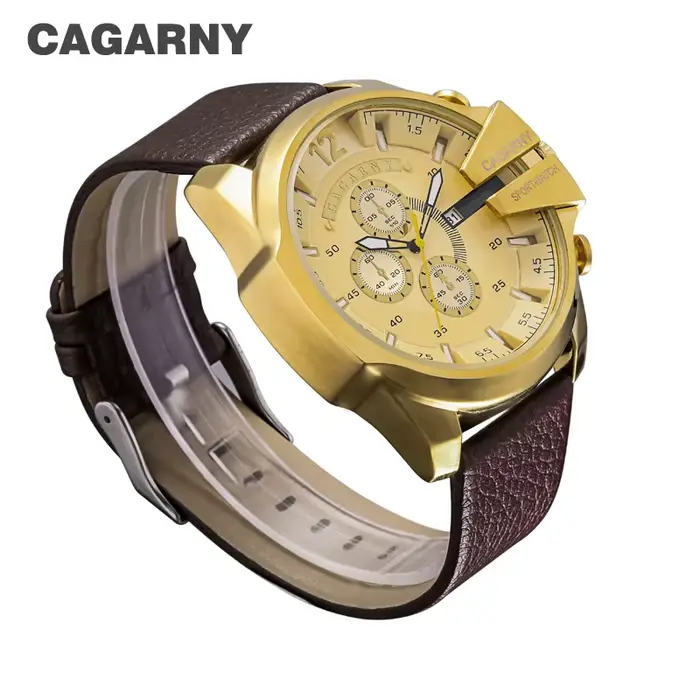Cagarny – montre à Quartz militaire pour hommes