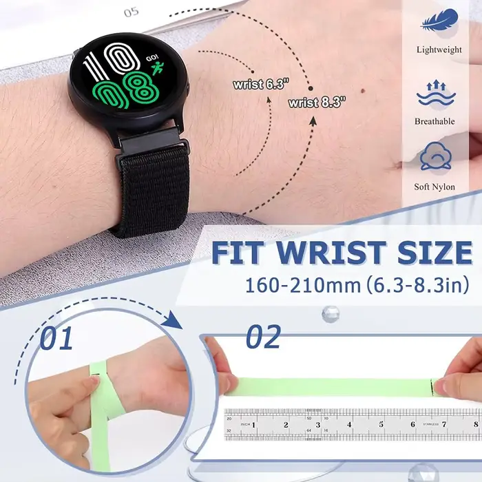 Bracelet Velcro 20mm 22mm pour COROS PACE 4 APEX 4 2 Pro Tressé Polyvalent Couleurs Audacieuses Occasions Spéciales