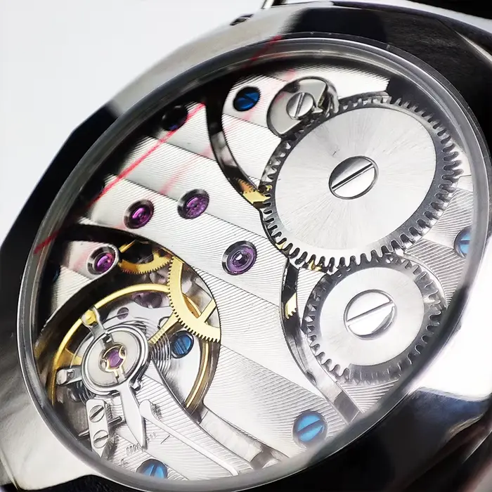 Montre pour hommes réédition 45mm Vintage pilote manuel mécanique