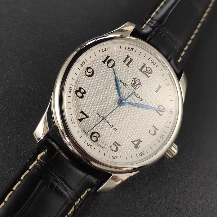 Vakuy montre mécanique automatique homme d'affaires visage de bon augure mouette ST2130 mouvement pointeur bleu étanche