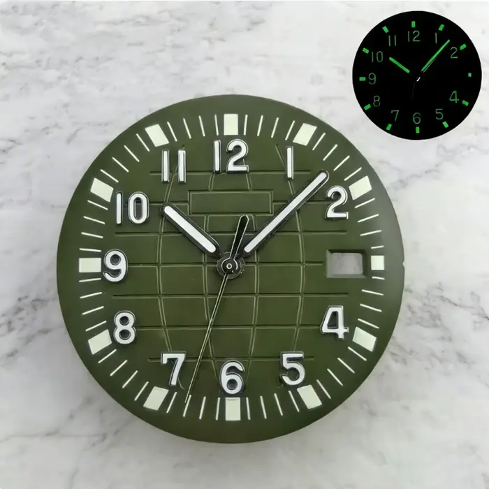 Cadran et aiguilles de montre personnalisables de 32 mm