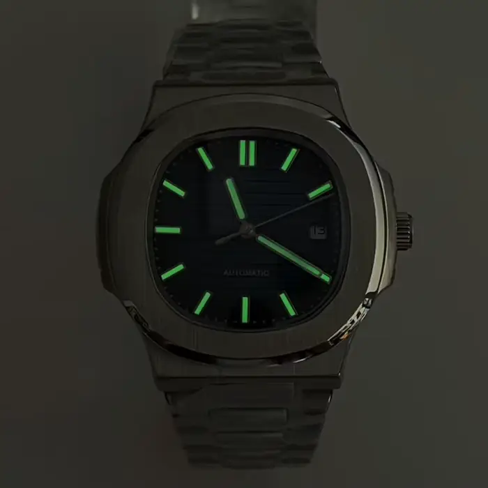 Montre mécanique automatique pour hommes avec bracelet étanche en acier inoxydable et date MIYOTA8215
