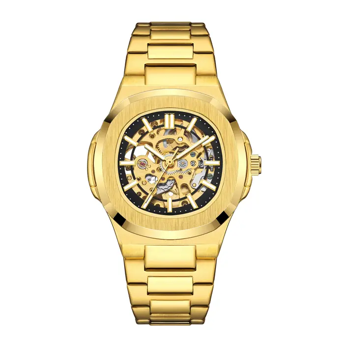 Montre à quartz pour homme, montre automatique tendance pour homme, acier inoxydable, étanche, montr