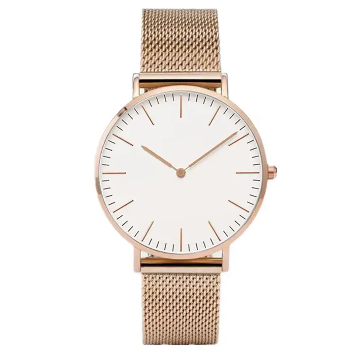 Montre de luxe en or Rose pour femmes