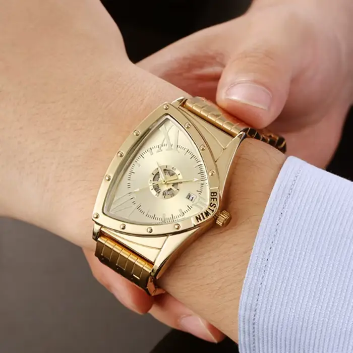 Montre à Quartz Triangle localité pour Homme