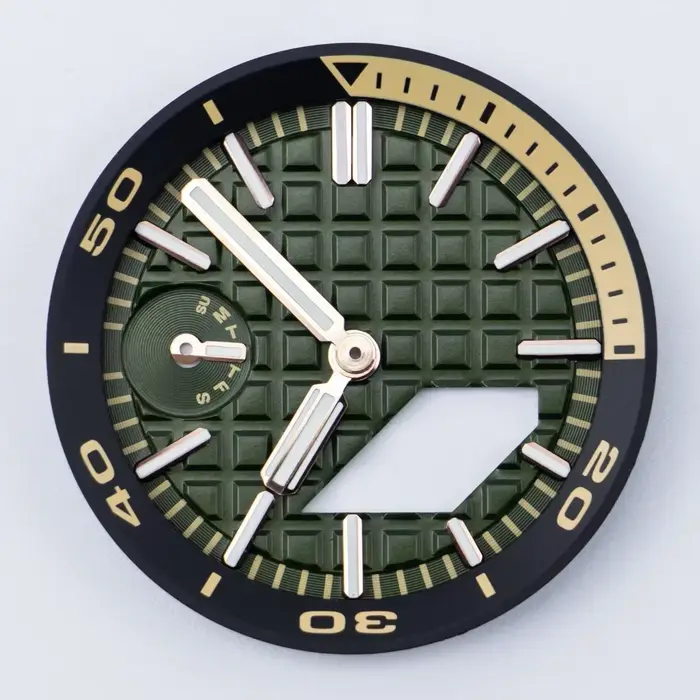 Modification de cadran pour montres GA2100 GA2110 avec aiguilles lumineuses et ensemble marqueur d'heure pour femmes et hommes occasions spéciales