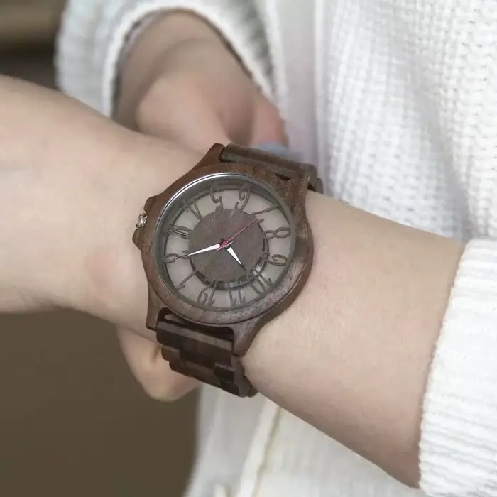 Montres en bois pour hommes montre