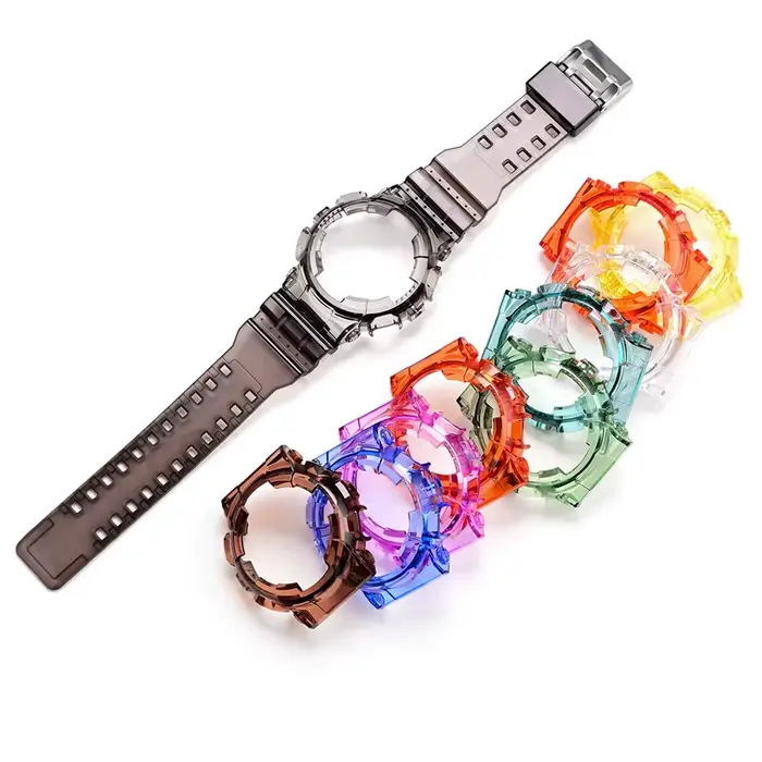 Bracelet en résine pour Casio G-Shock GA-100-140 GD-100-120 GAX-100 GLS-100 10 couleurs à choisir pour hommes femmes occasions sportives urbaines