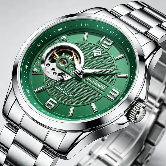 LIGE BANGWEI – montre mécanique automatique pour hommes