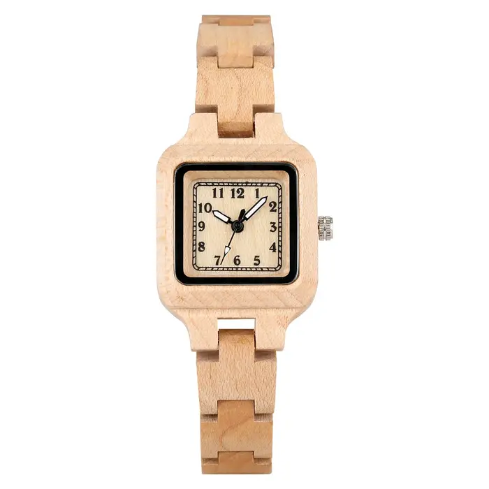 Montres à Quartz classiques de forme carrée pour femmes