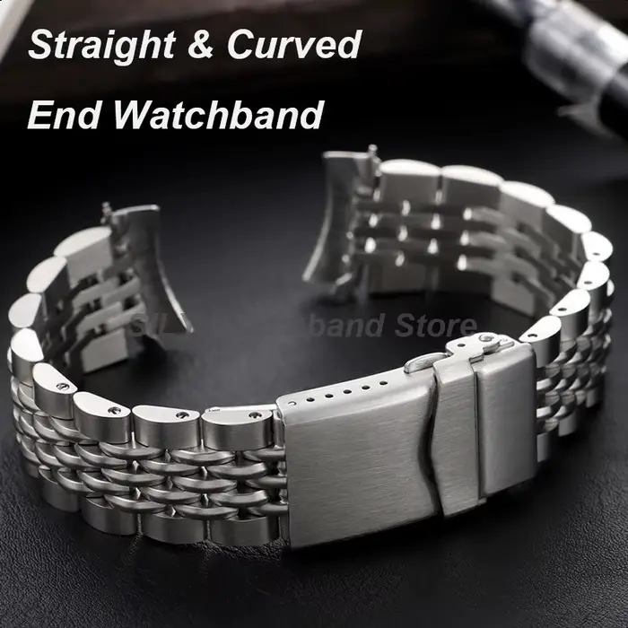Bracelet de montre à maillons à vis