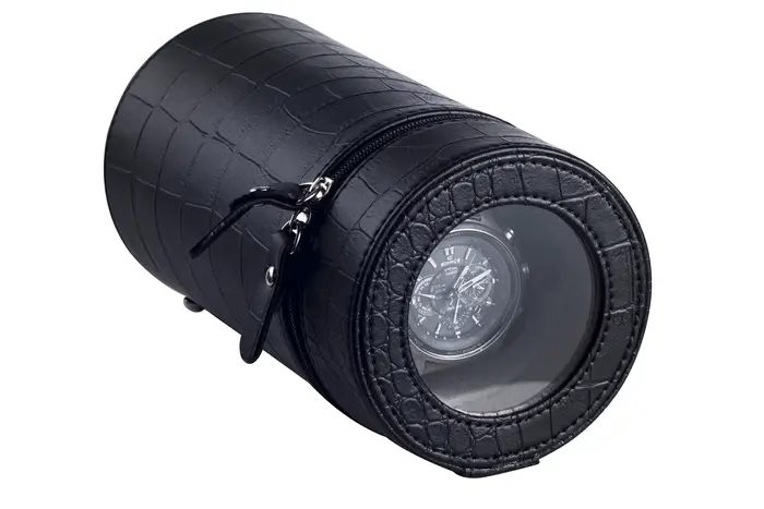 ZAPANAS remontoir de montre automatique Portable boîte en cuir PU pour voyage remontoir de montre bo