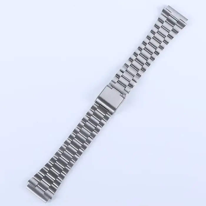 Bracelet de montre vintage en métal 18mm, petit carré, en acier inoxydable, pour mol F105/108/A158W/