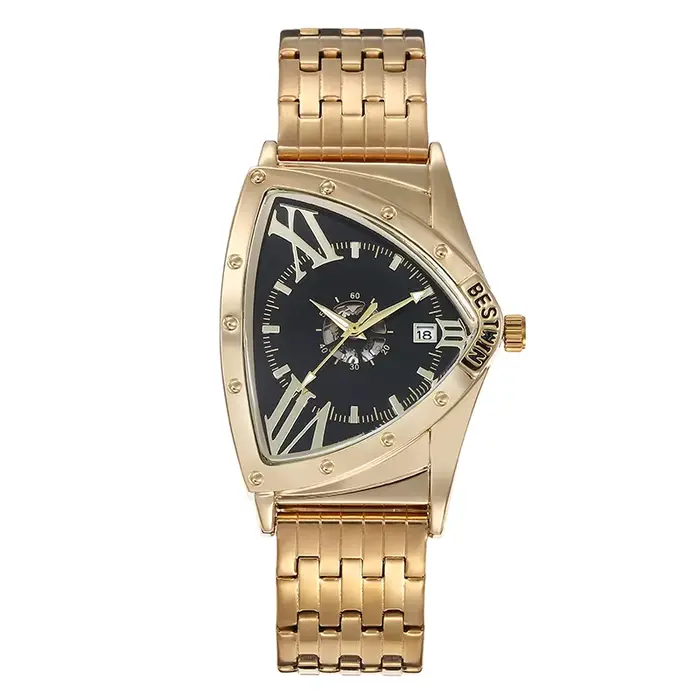 Montre à Quartz Triangle localité pour Homme, Design Unique, Montres de Luxe pour Homme, Horloge de 