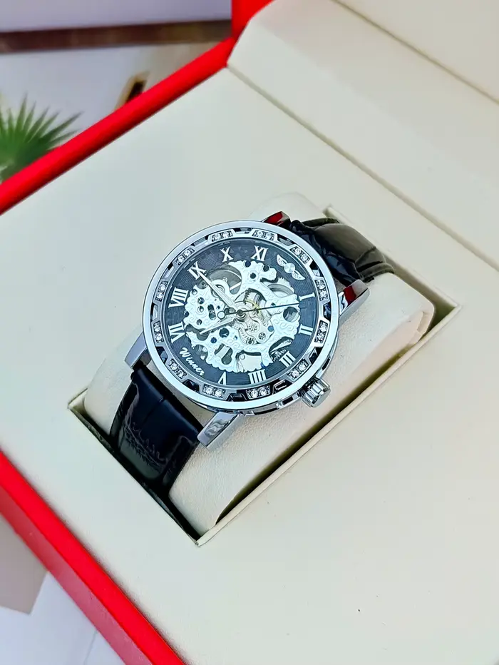 Montre mécanique rétro haut de gamme pour homme