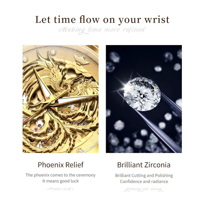 Montre Dragon Or pour Homme et Femme