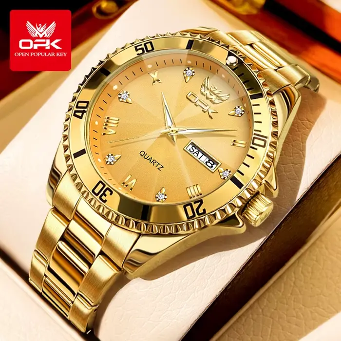 OPK marque hommes montres de luxe or montre-bracelet pour hommes haut de gamme étanche montre origin
