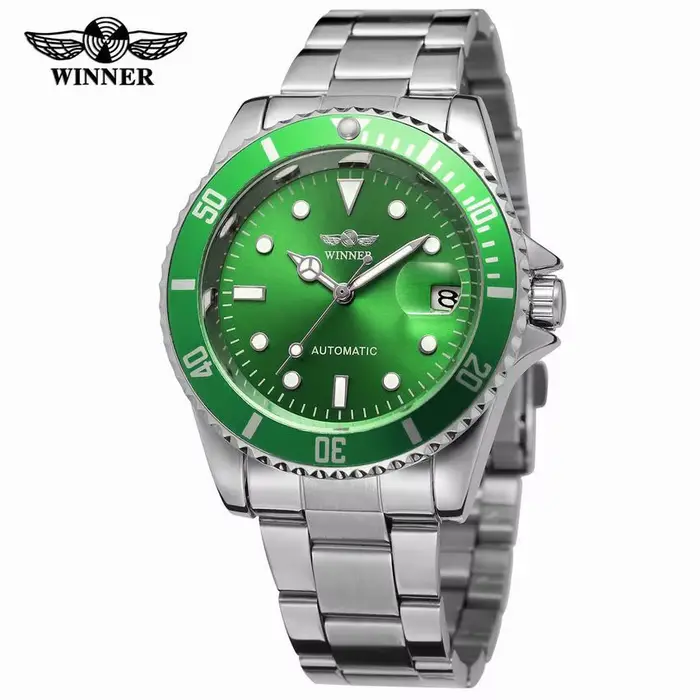 WINNER – montre de luxe en acier inoxydable pour hommes