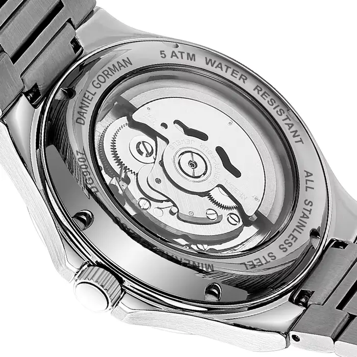 Montre-mécanique automatique homme Daniel Gorman 2026 avec tourbillon et résistance à l'eau pour occasions sportives et élégantes