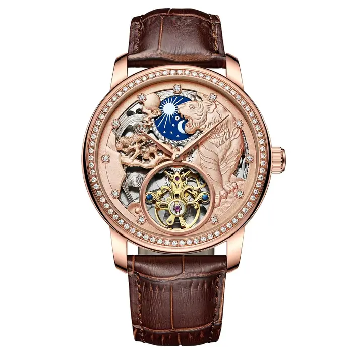 Montres Zodiac Tiger Classic Diamond Super Skeleton Tourbillon
