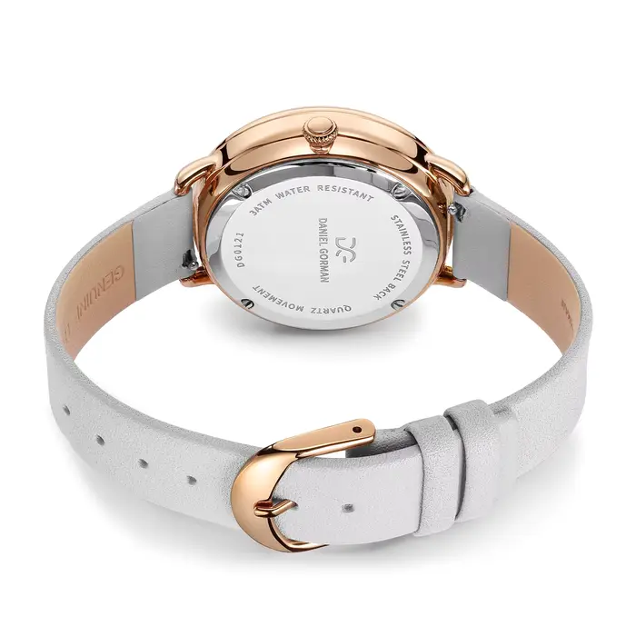 DANIEL GORMAN Top montre de luxe pour hommes militaire étanche lumineux Date semaine homme montre-bracelet en cuir