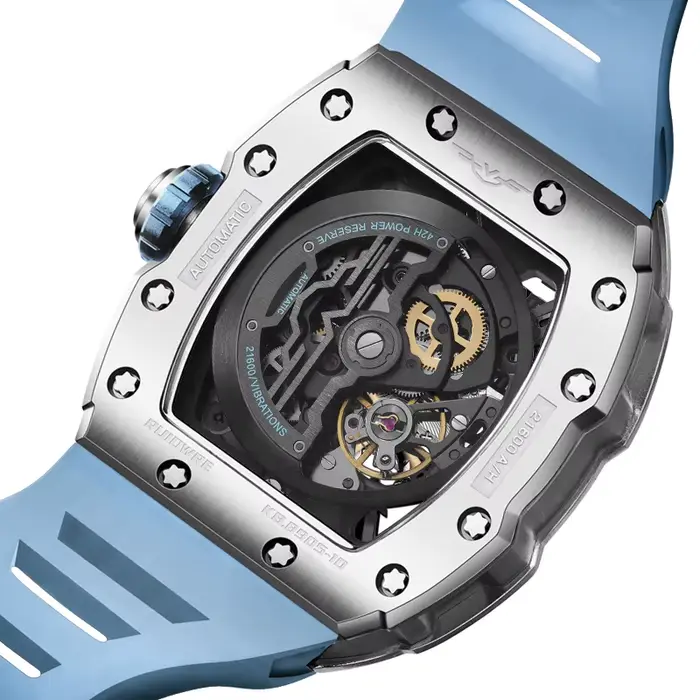 CERIEPON montre mécanique automatique modèle pour hommes marque évidé en forme de baril de vin montres lumineuses