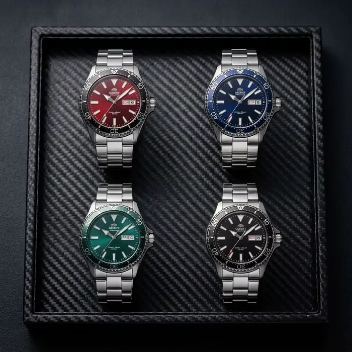 Montre automatique de plongée japonaise Orient pour hommes