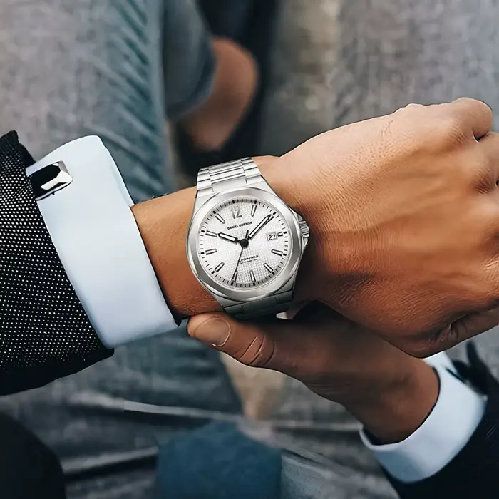 Montre automatique Daniel Gorman NH35 édition limitée en acier inoxydable avec verre saphir pour homme et femme occasions spéciales