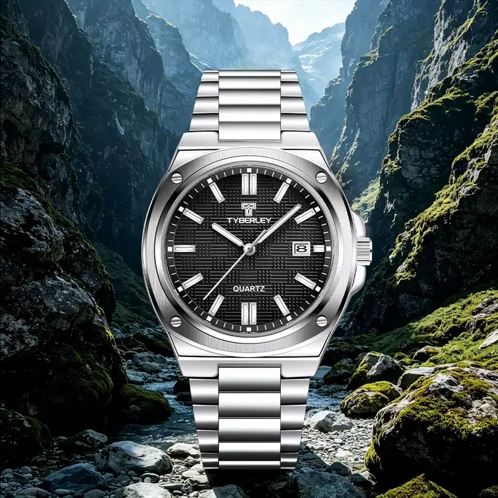 Montre Homme TYBERLEY 2026 Tendance Business Quartz Lumineuse Étanche Calendrier Sport Extérieur