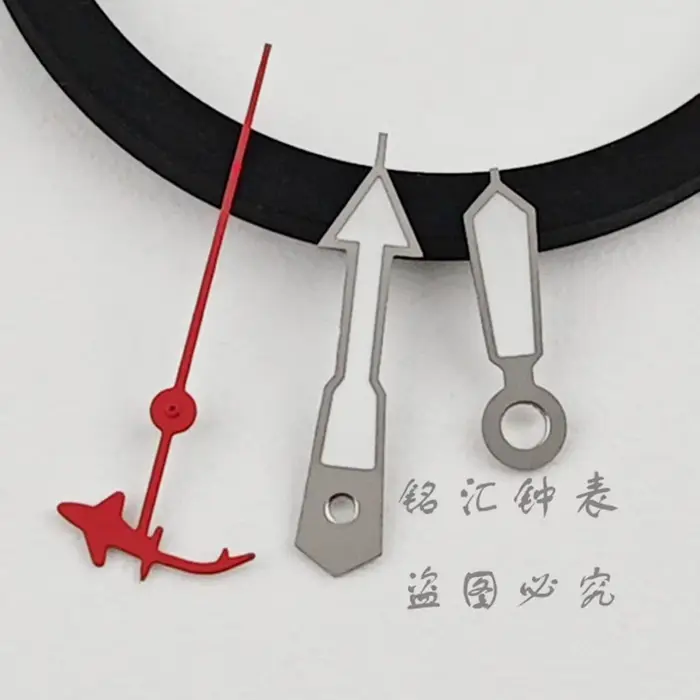 Aiguilles de montre lumineuses vertes Shark NH35