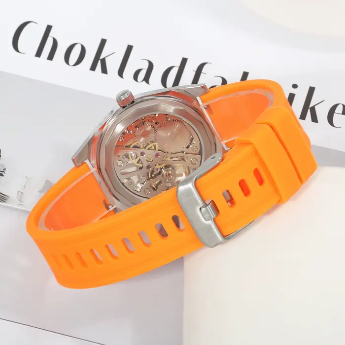 Montre mécanique VITEMPORA à remontage manuel avec bracelet en cuir pour homme, design Bauhaus, résistance à l'eau 3 bars, mouvement manuel, idéal pour toutes occasions et cadeaux spéciaux