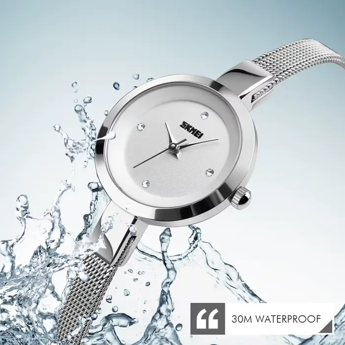 Montre-bracelet de luxe étanche pour fille et femme